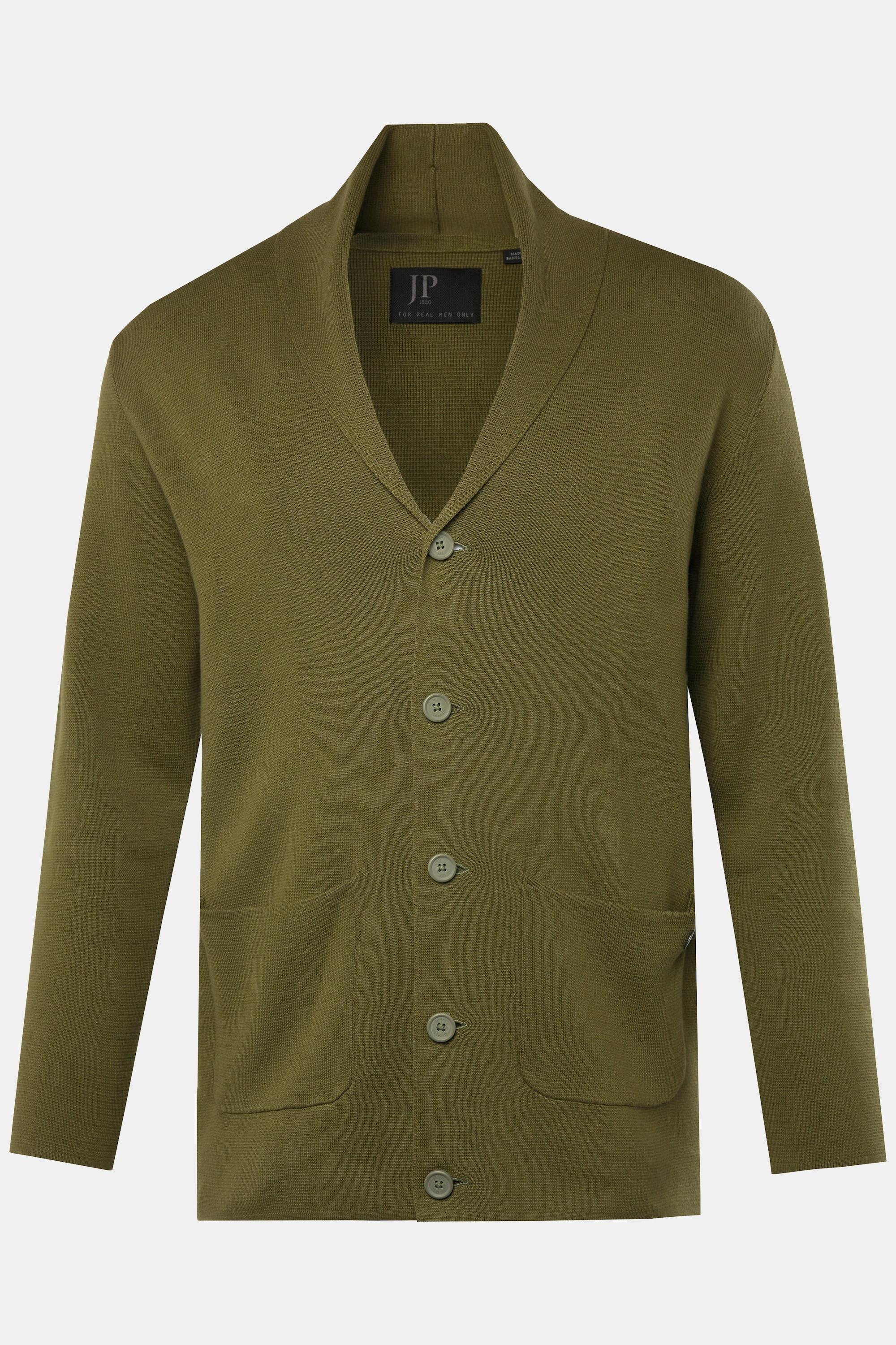 JP1880  Cardigan JP 1880. Col montant et toucher cachemire – jusqu'au 7&nbsp;XL 