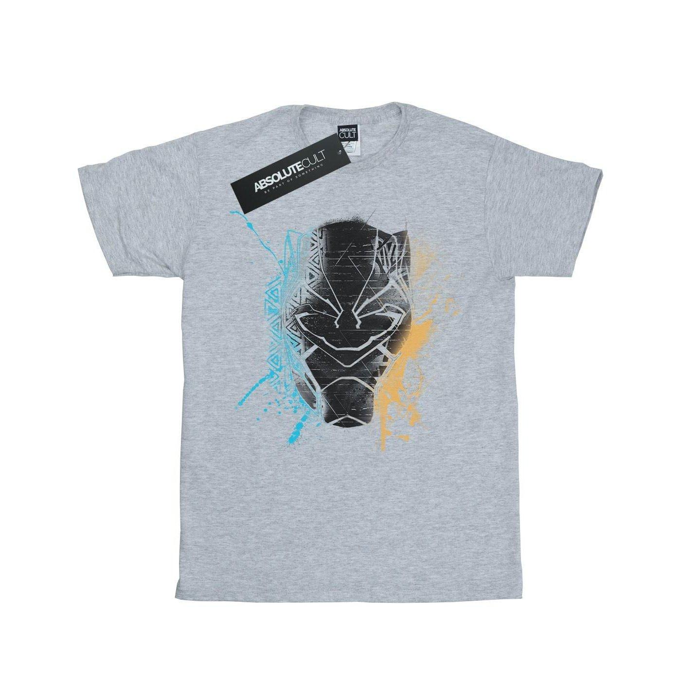 Image of Black Panther Splash Tshirt Unisex Grau 116