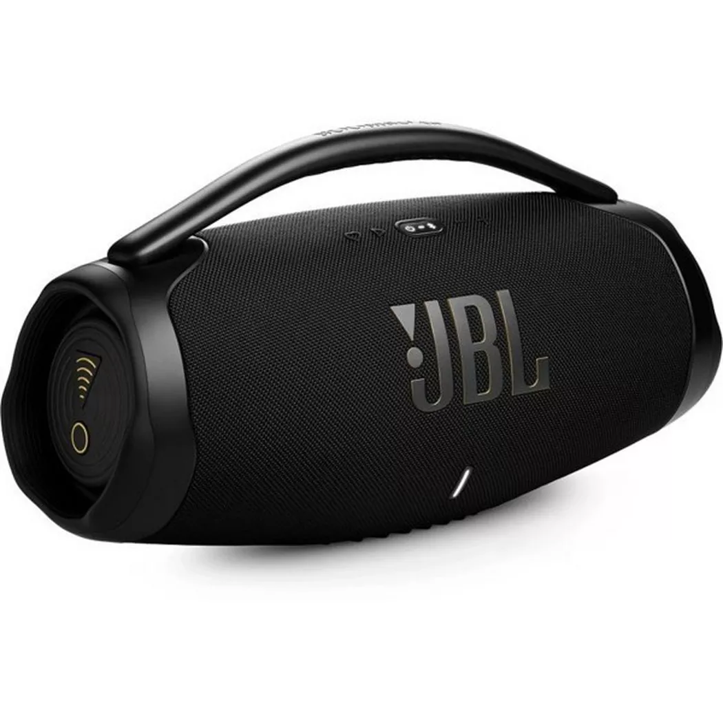 JBL Boombox 3, Sistema audio portatile waterproof IP67 con connettività wireless Bluetooth e Wi-FI, Nero