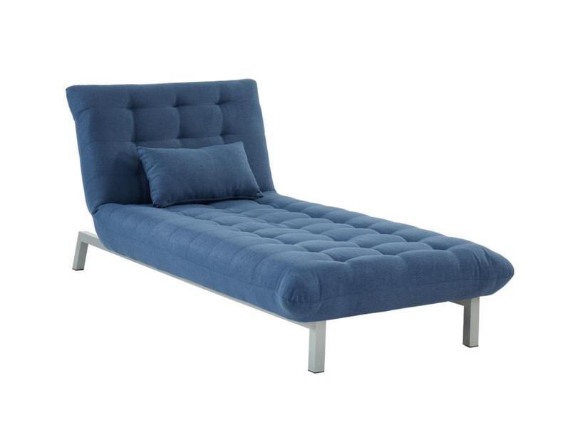 Vente-unique Chaiselongue Schlafsofa Stoff  HORNET  