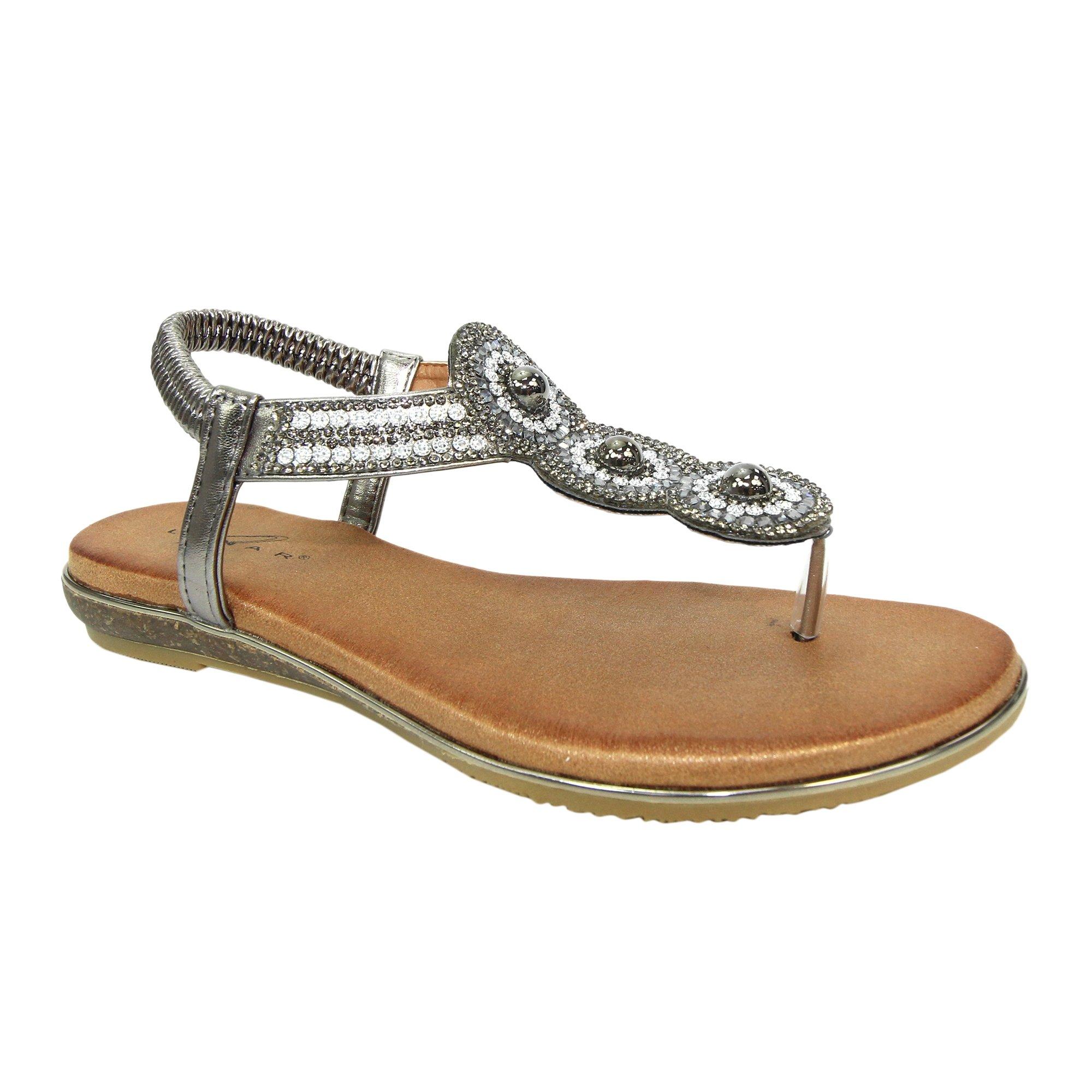 Image of Sandalen Silvia Damen Grau 39