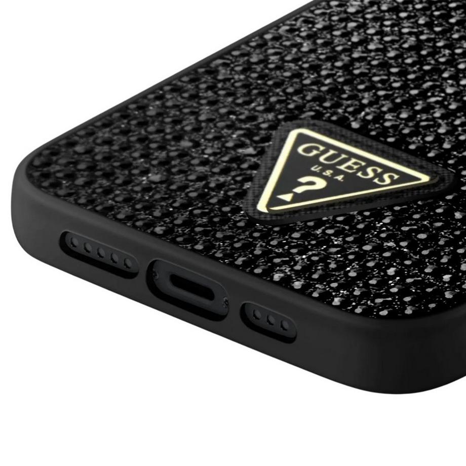 GUESS  Apple iPhone 15 Hülle Triangle Diamond 
