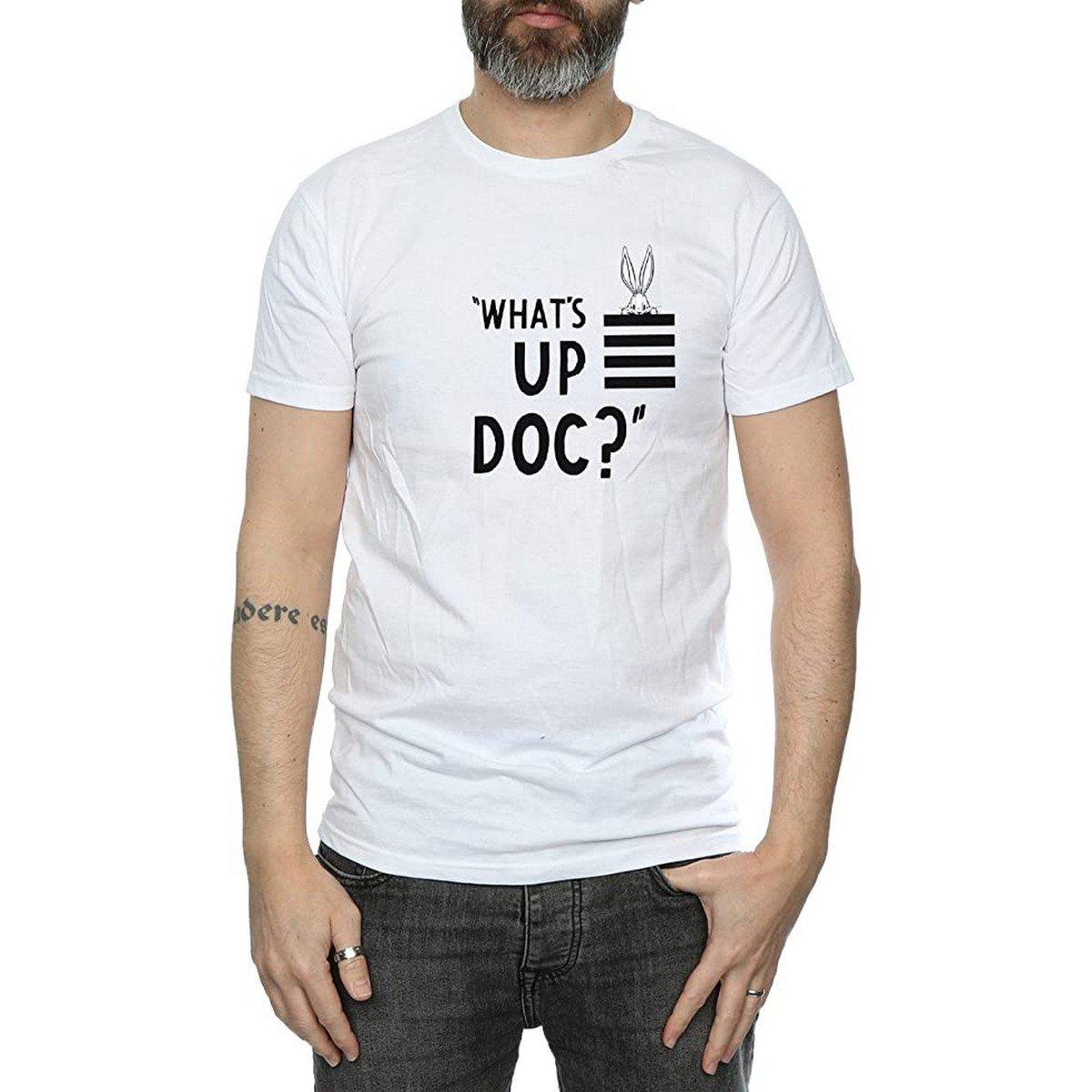 Image of What's Up Doc Tshirt Herren Weiss XL