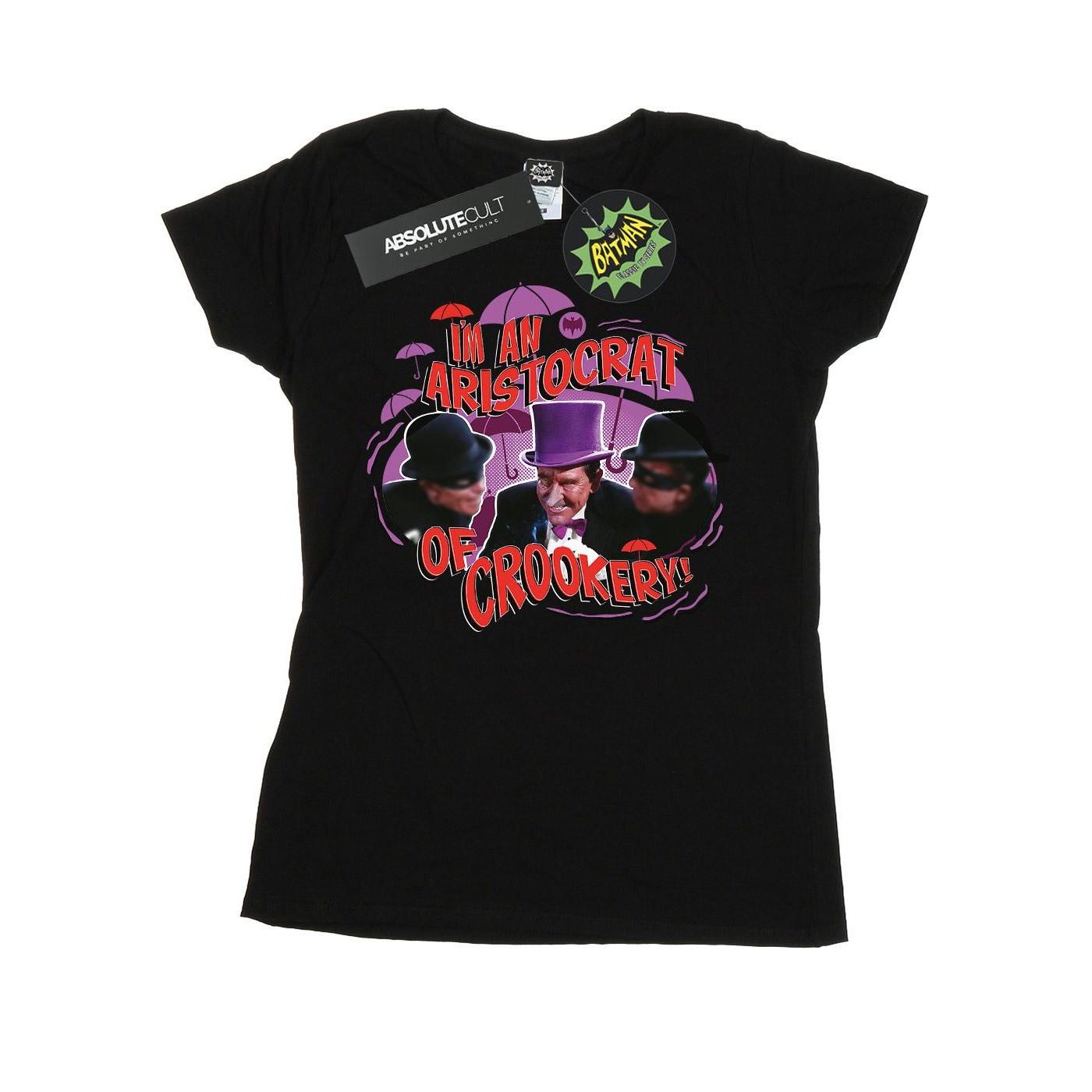 Image of Batman Tv Series The Penguin Aristocrat Tshirt Damen Schwarz L