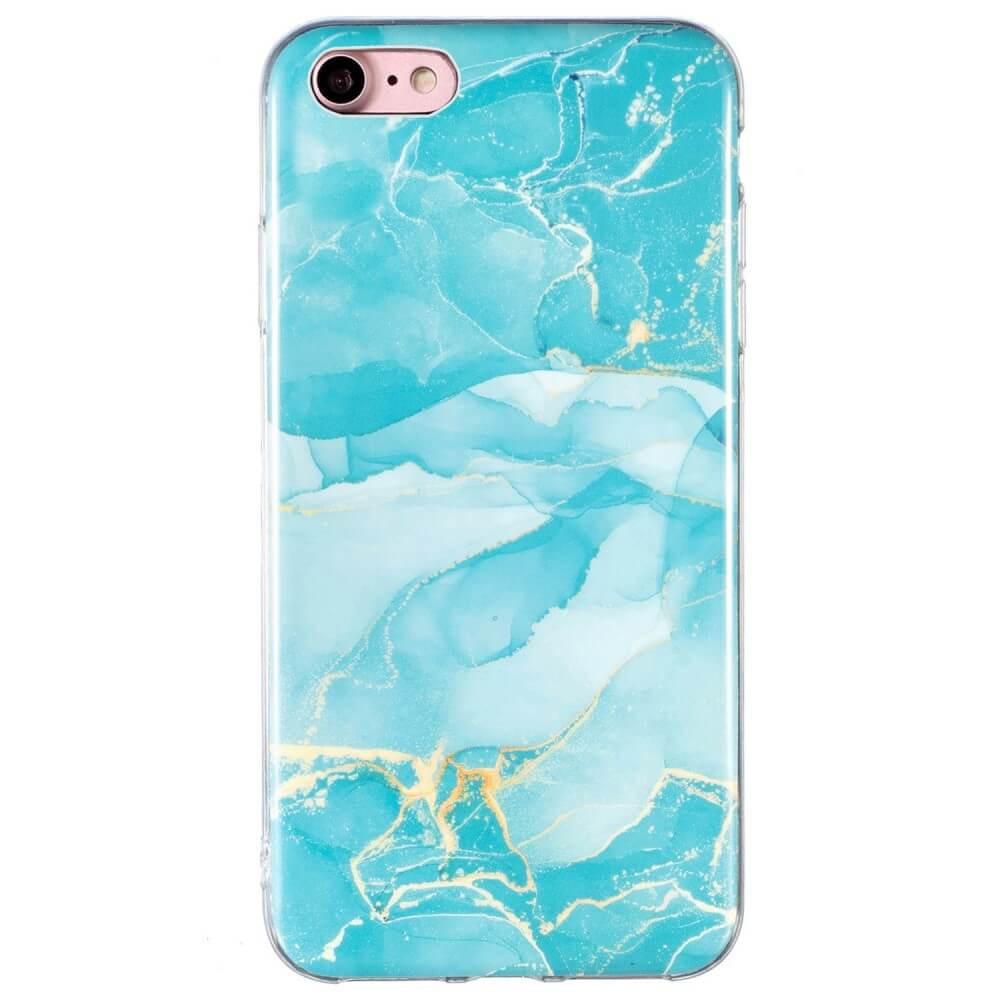 Cover-Discount  iPhone SE / 8 / 7 - Silikon Gummi Marble 