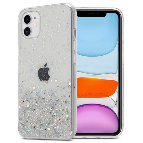 Cadorabo  Hülle für Apple iPhone 11 PRO MAX TPU Silikon mit funkelnden Glitter 