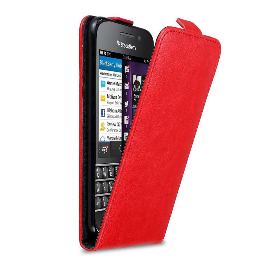 Cadorabo  Housse compatible avec Blackberry Q10 - Coque de protection au design flip avec fermeture magnétique 