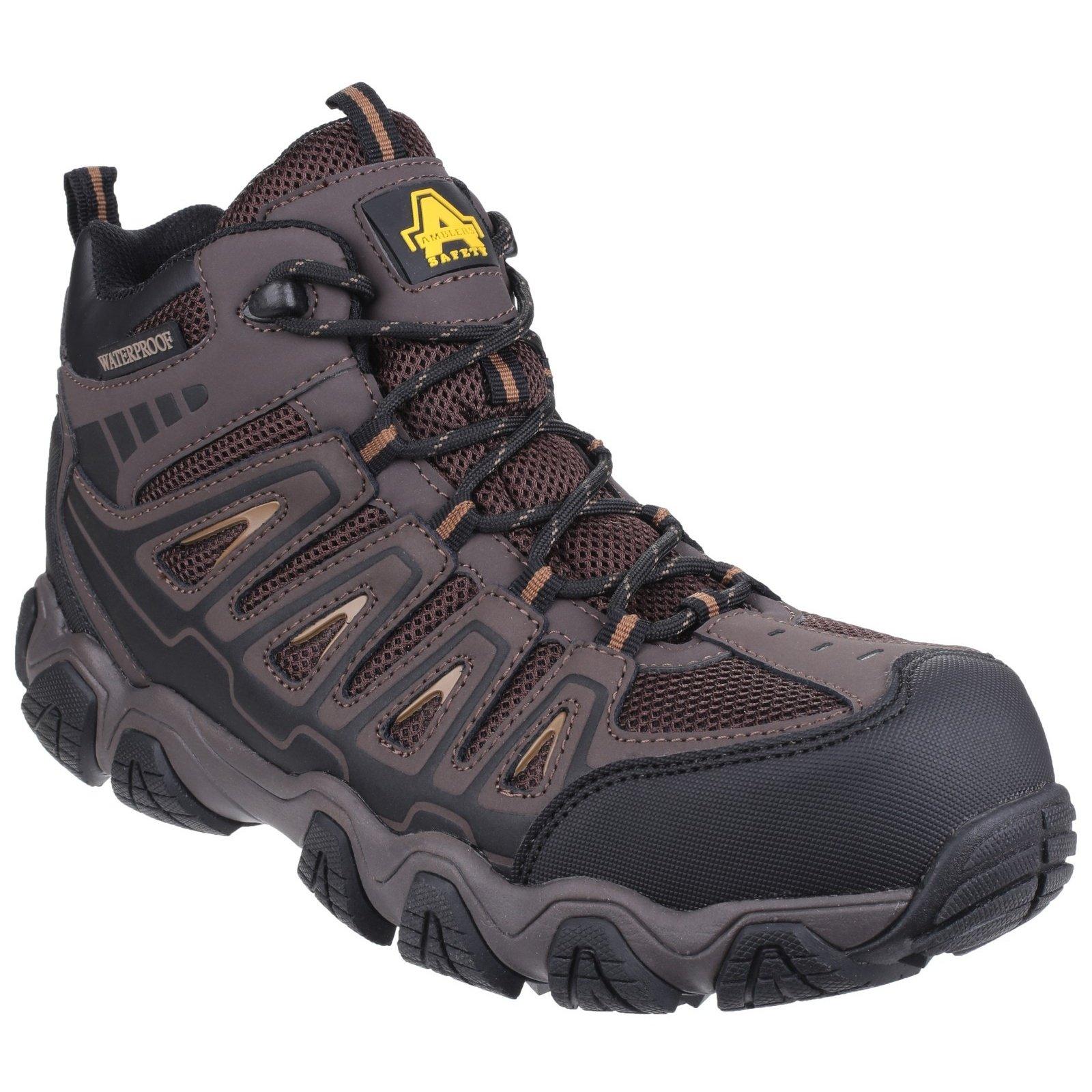 Image of Safety Wanderstiefel As801 Rockingham, Nicht Metallisch, Wasserfest Herren Braun 40