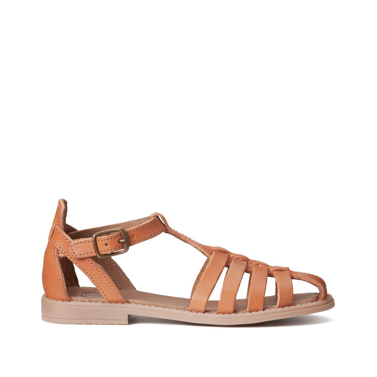 Image of Ledersandalen Unisex Braun 38