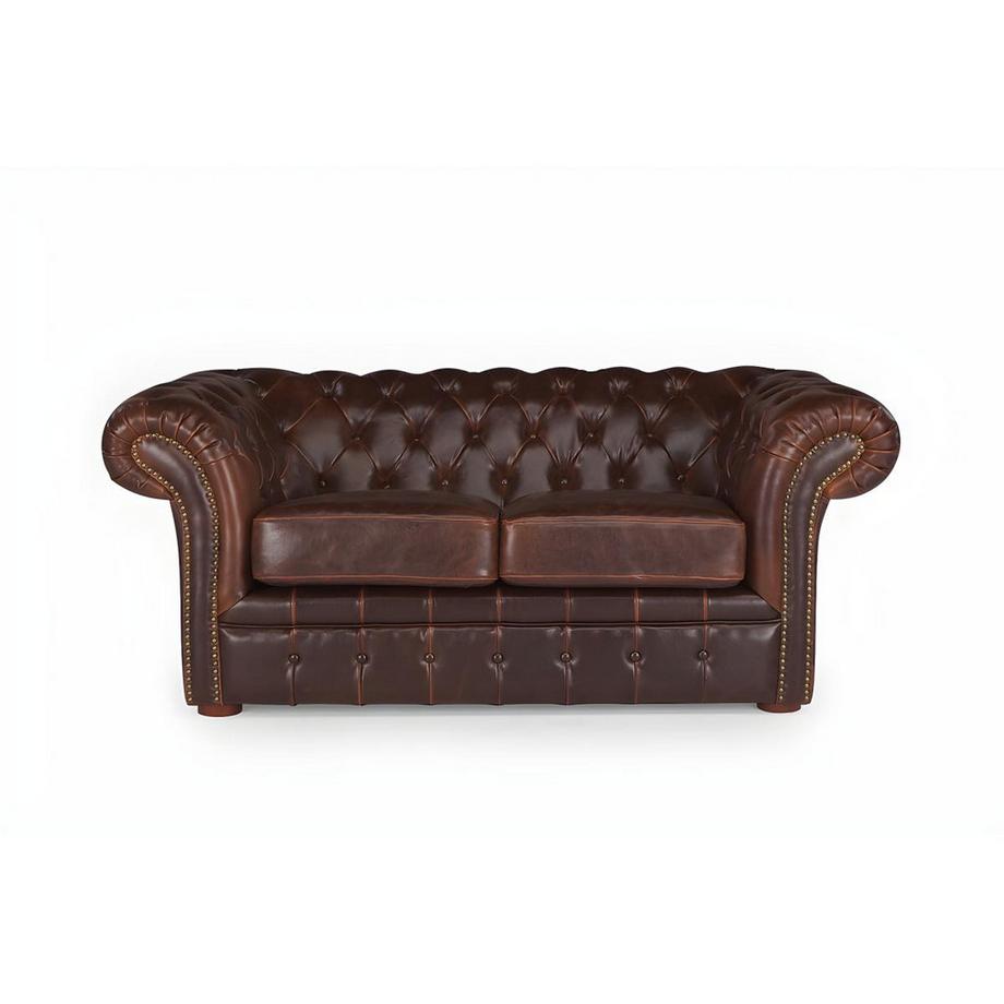 Vente-unique Chesterfield Garnitur 3+2 CLOTAIRE Vintage Leder  