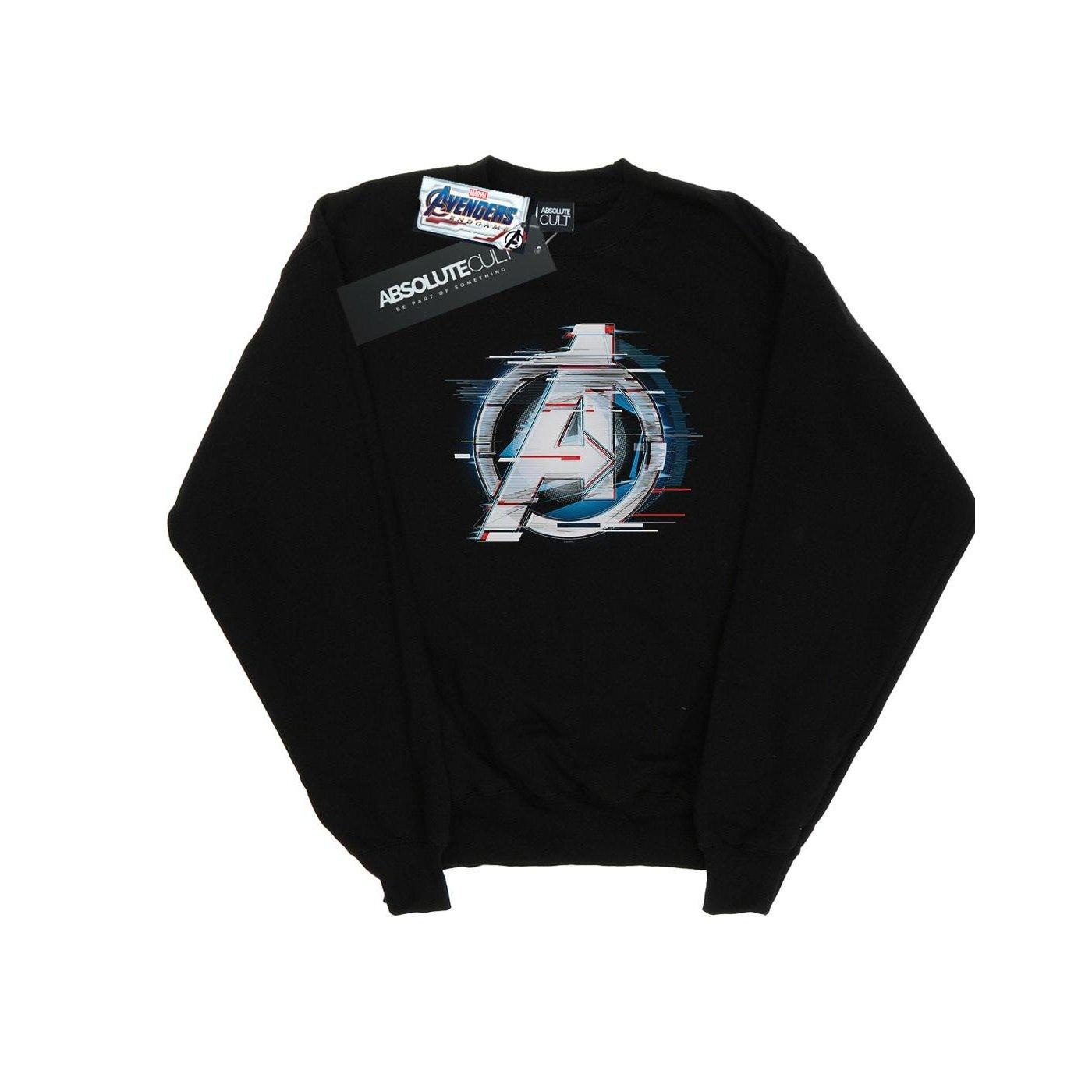 Image of Avengers Endgame Team Tech Logo Sweatshirt Damen Schwarz S