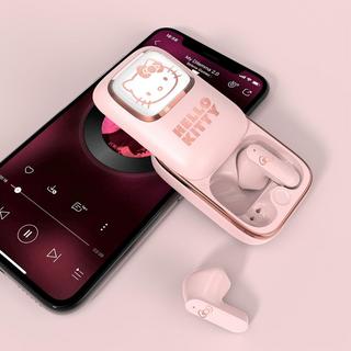 Hello Kitty  Cuffie Hello Kitty rosa in-ear TWS slide con LED 