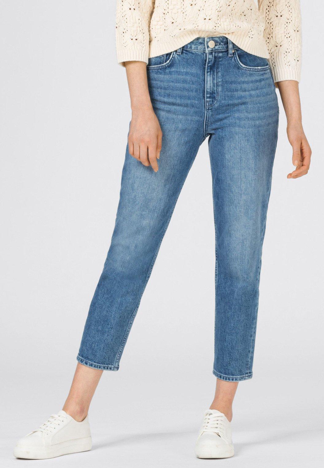 Image of HALLHUBER Tapered-Leg-Jeans TARA aus Candiani Denim - 32