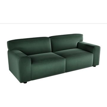 Sofa 3-Sitzer - Samt - Grün - OTRANO