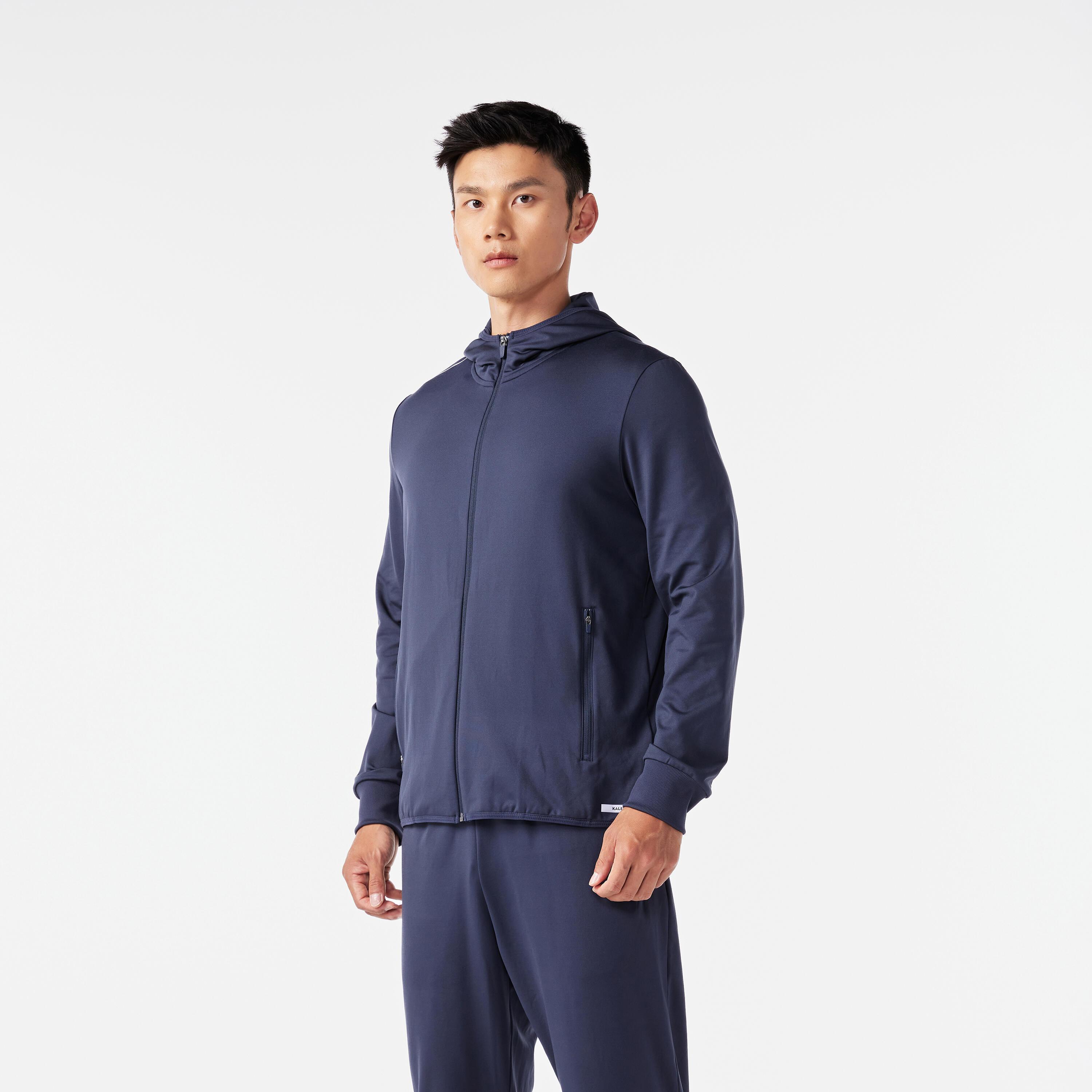 Image of Jacke - Run 100 Herren Blau Bedruckt XL