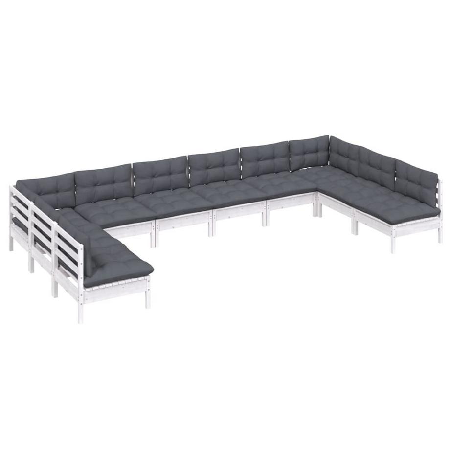 VidaXL Garten-lounge-set kiefernholz  