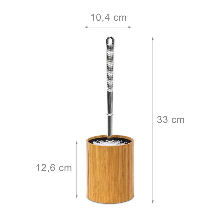 B2X  Brosse de toilette en bambou 