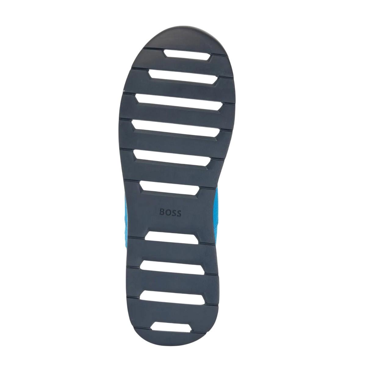 BOSS  Sneaker Titanium, WildlederPanel 