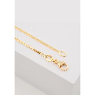 MUAU Schmuck  Collier Venezianer Gelbgold 750, 1.1mm, 36cm 