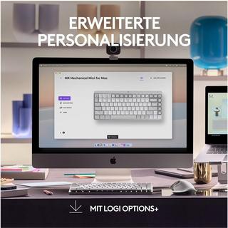 Logitech  Tastatur MX Mechanical Mini for Mac pale grey 