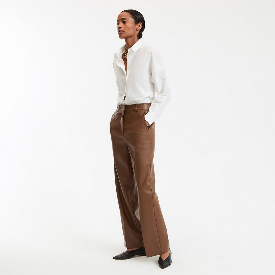 La Redoute Collections Pantalon Large Simili Cuir  