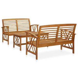 VidaXL set divano da giardino Legno  