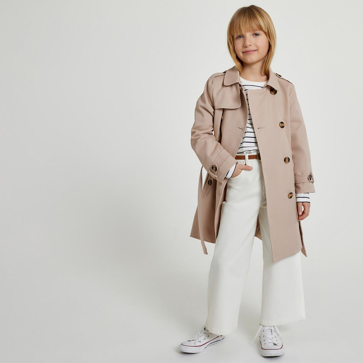 Image of Trenchcoat Mit Gürtel Mädchen Beige 118