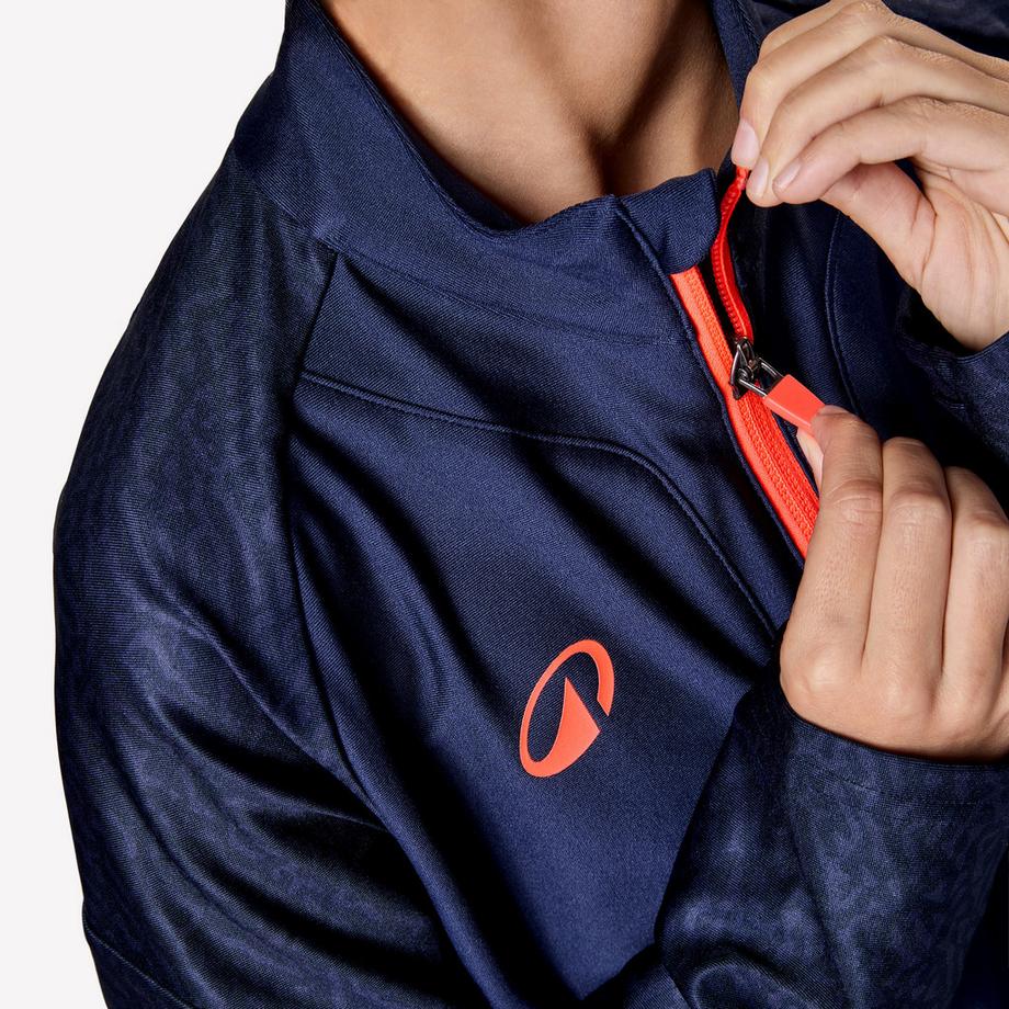 KIPSTA  Fussball Sweatshirt 1/2 Zip Kinder Viralto Polyester 