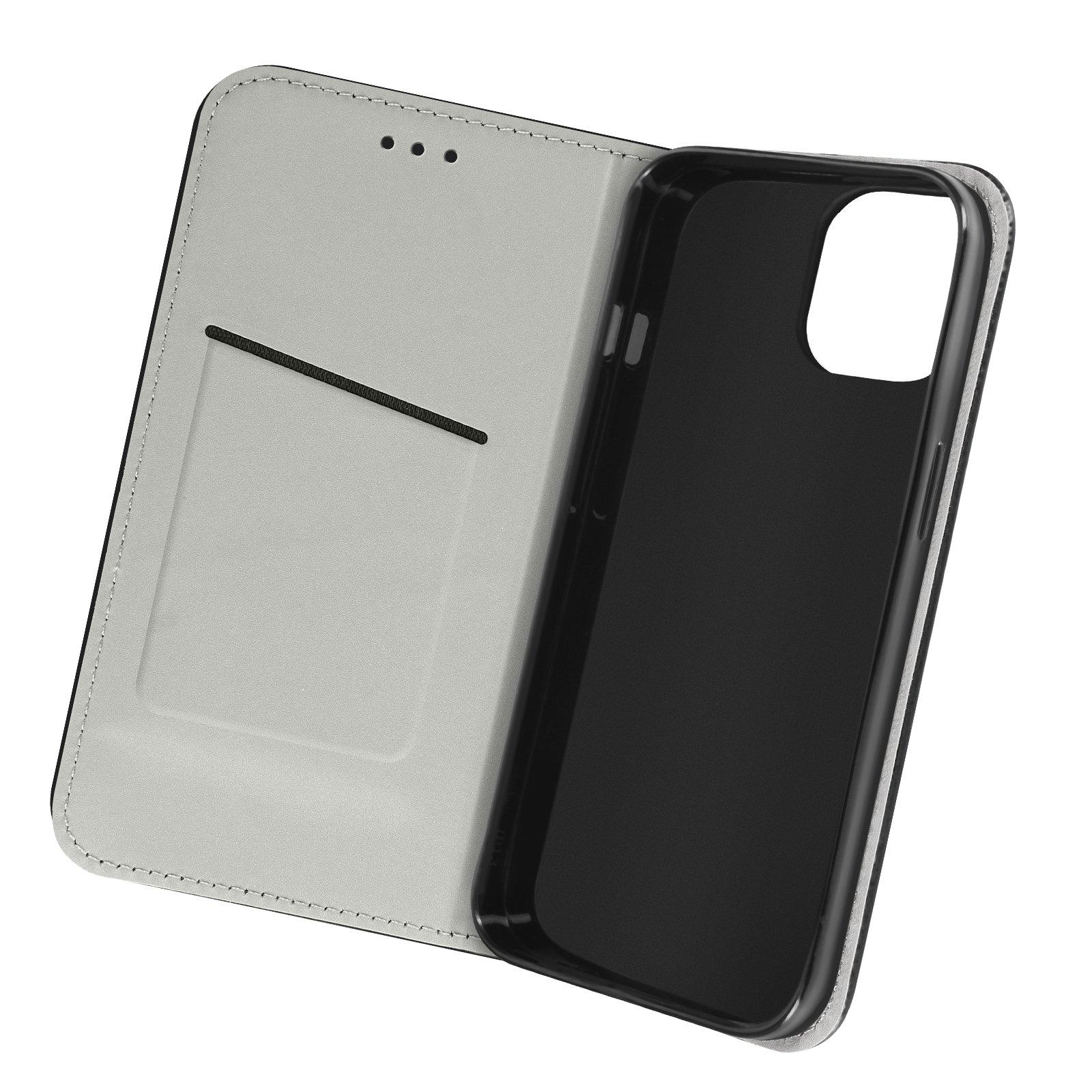 Avizar  Housse Portefeuille pour iPhone 14, Noir 