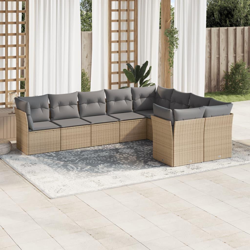 VidaXL Garten sofagarnitur poly-rattan  