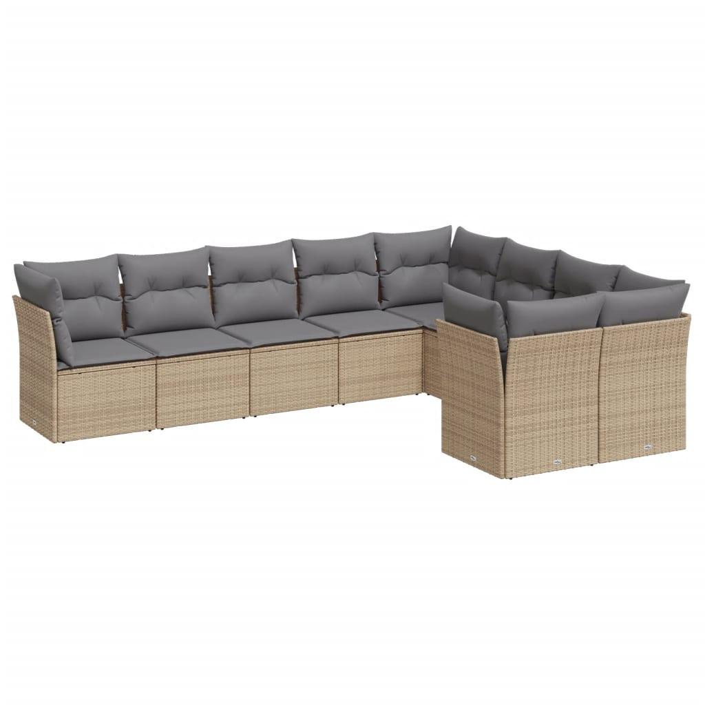 VidaXL Garten sofagarnitur poly-rattan  