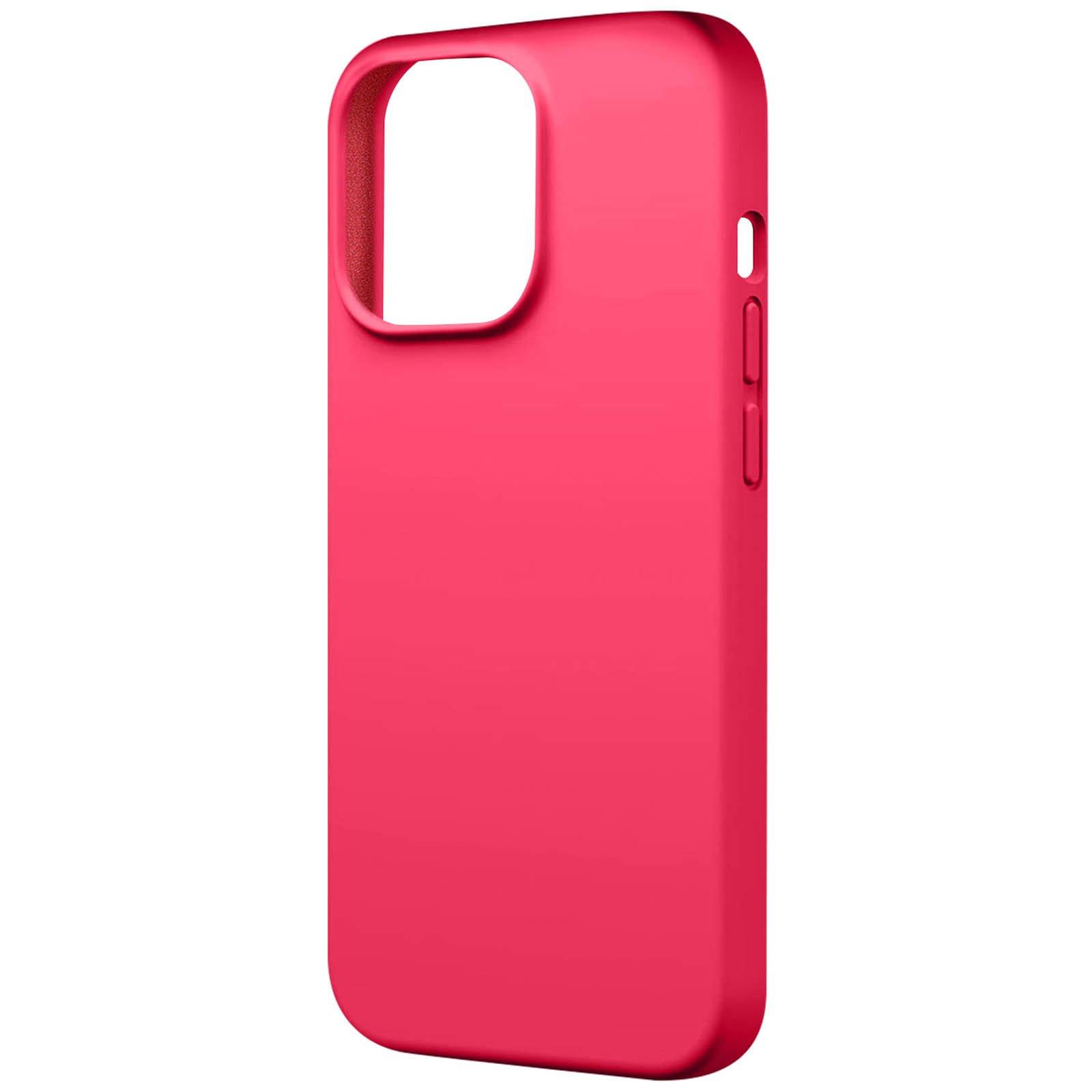 Avizar  Premium Hülle iPhone 15 Pro Fuchsienrot 