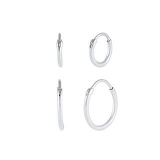 Kuzzoi  Boucles d'Oreilles Set De Créoles Pour Hommes Basic 