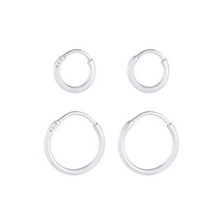 Kuzzoi  Boucles d'Oreilles Set De Créoles Pour Hommes Basic 