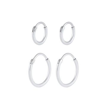 Ohrringe  Creolen Set Duo Basic