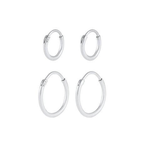 Kuzzoi  Boucles d'Oreilles Set De Créoles Pour Hommes Basic 