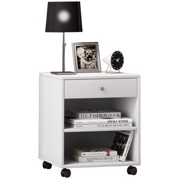 Nachtschrank Beistelltisch Schublade Konsole Nachttisch Rollen rollbar Rolda