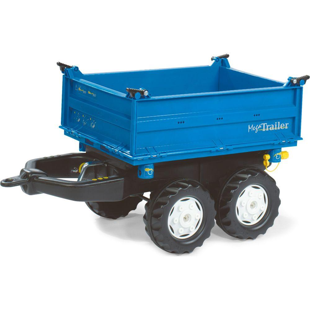 rolly toys  rollyMega Trailer Mega Trailer Blau 