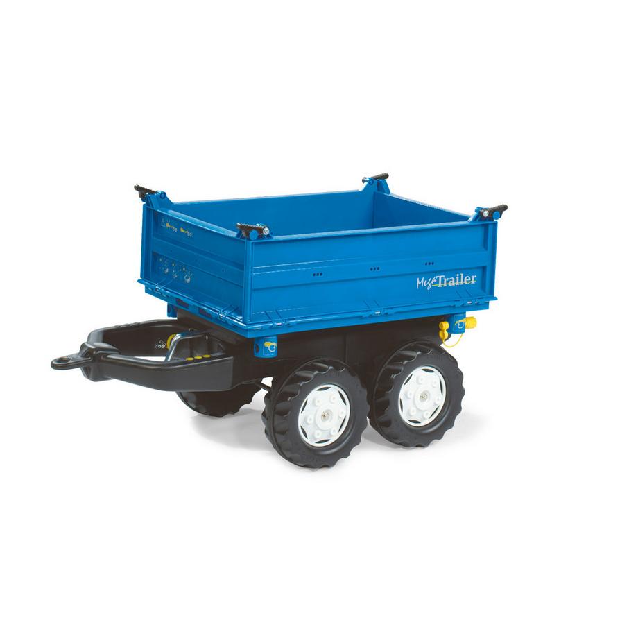 rolly toys  rollyMega Trailer Mega Trailer Blau 
