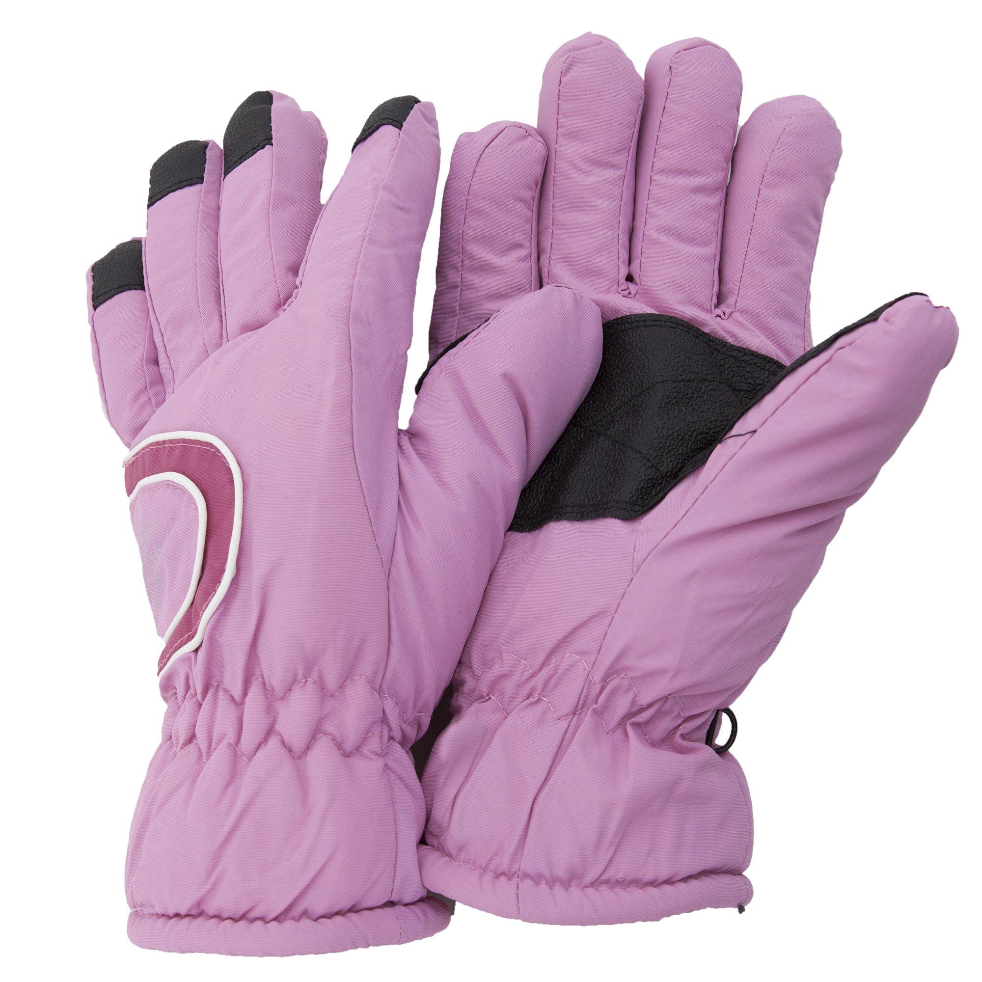 Image of Thinsulate Extra Warm Thermal Padded Winterski Handschuhe Mit Palm Grip (3m 40g) Damen Pink ONE SIZE