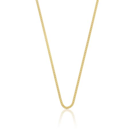 MUAU Schmuck  Collier réservoir or jaune 585, 1.7mm, 36cm 