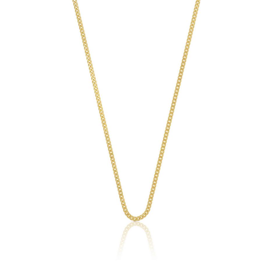 MUAU Schmuck  Collier Panzer Gelbgold 585, 1.7mm, 36cm 