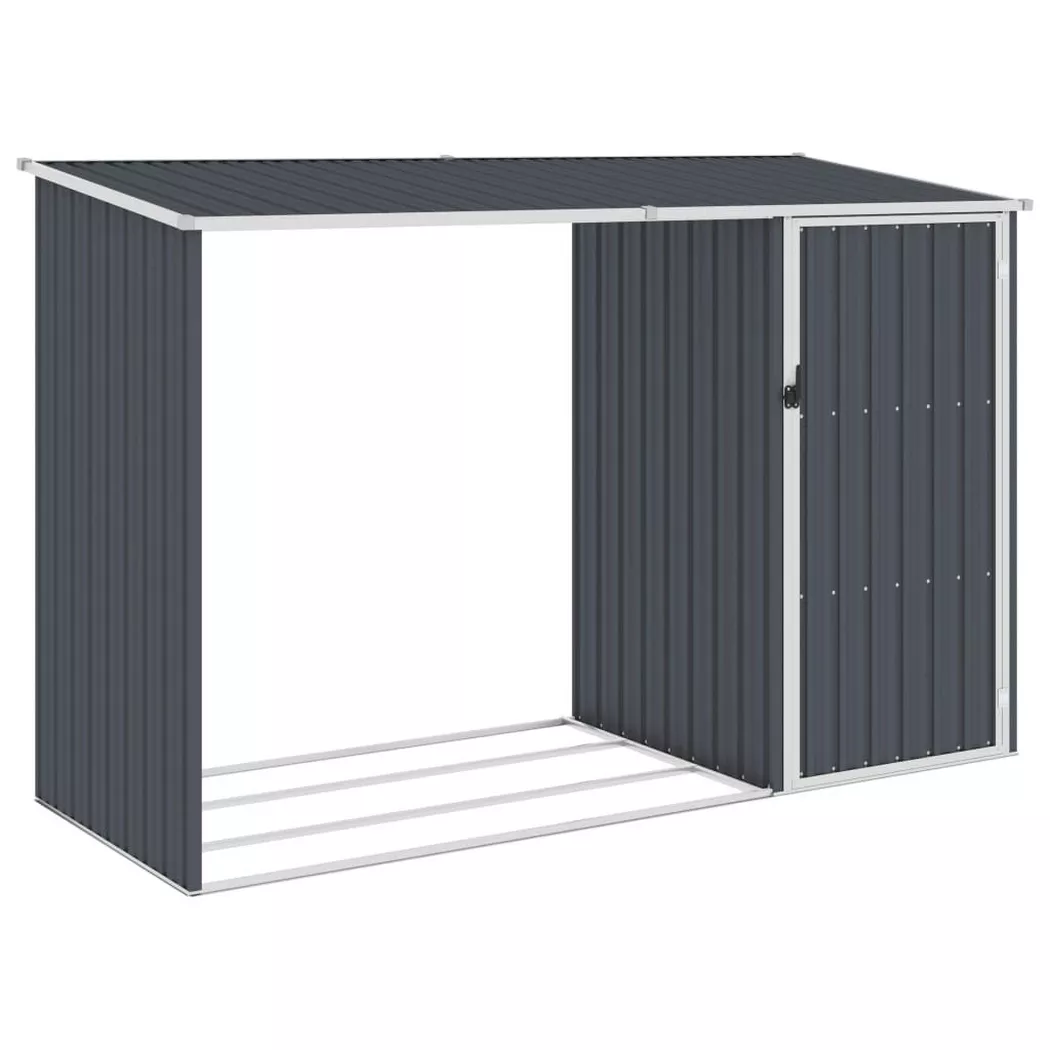 VidaXL - capanno Acciaio, One Size, Grigio