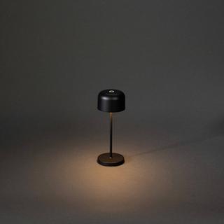 Konstsmide Lille Akku-Tischlampe 2.2 W Warmweiß Schwarz  