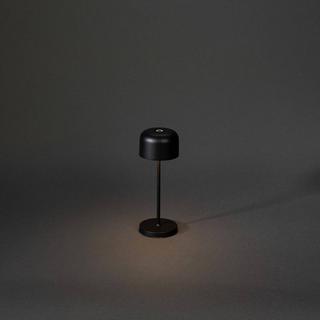 Konstsmide Lille Akku-Tischlampe 2.2 W Warmweiß Schwarz  