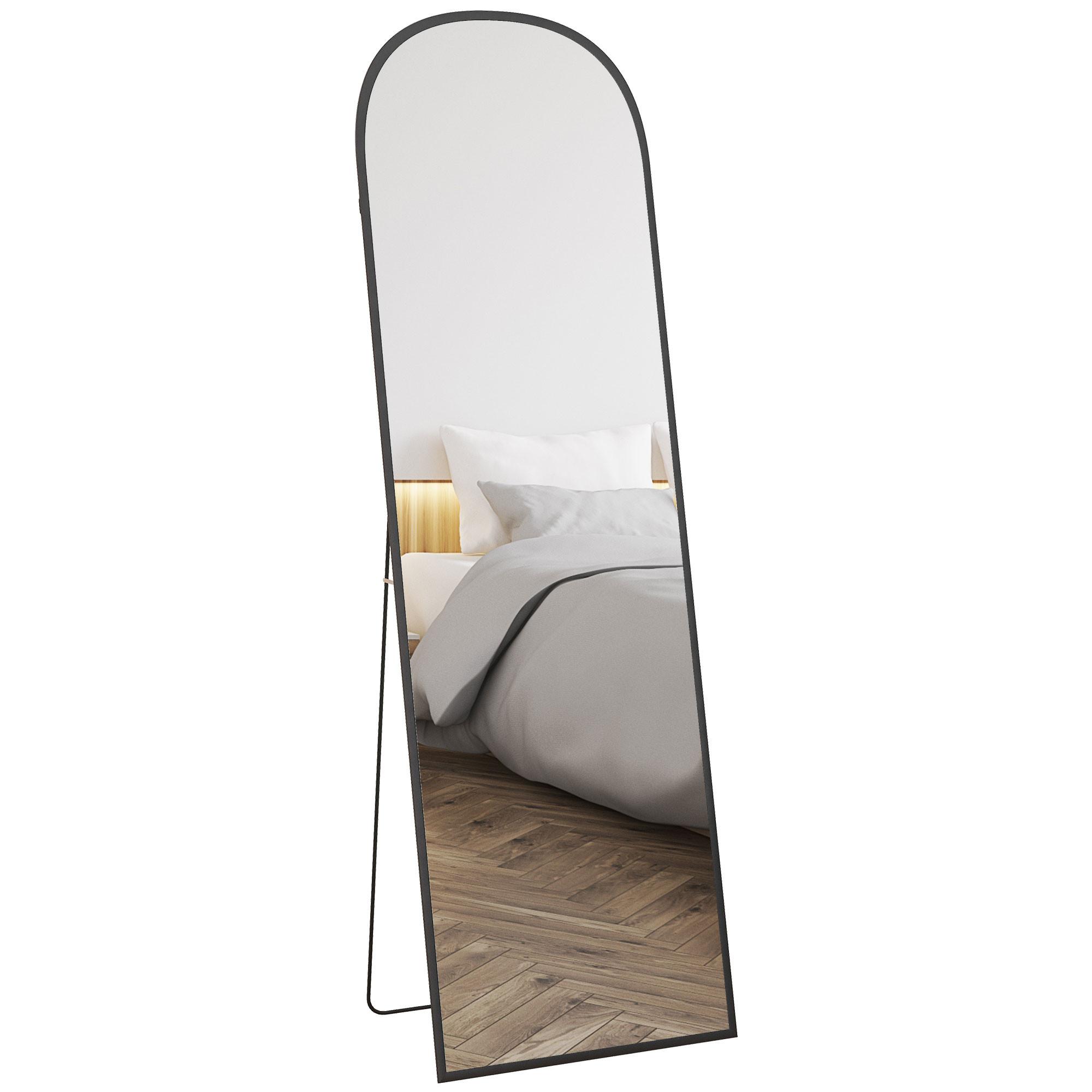 HOMCOM Miroir sur pied pour salon  