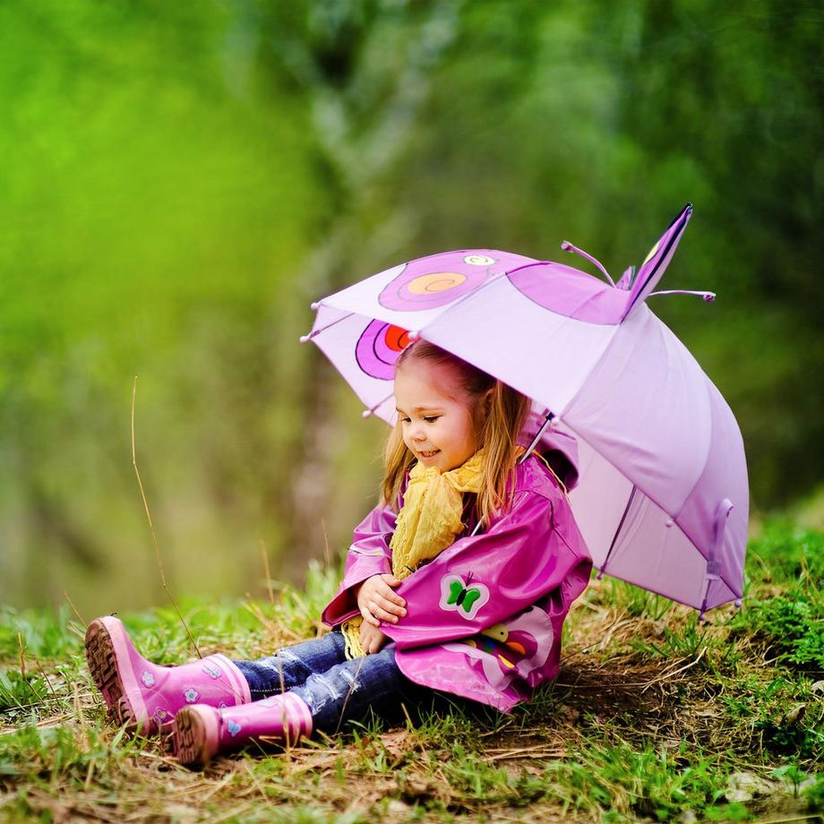 B2X  Regenschirm für Kinder mit 3D-Motiven 