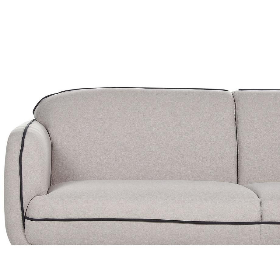 Beliani Divano 3 posti en Tessuto Retrò TONSBERG  