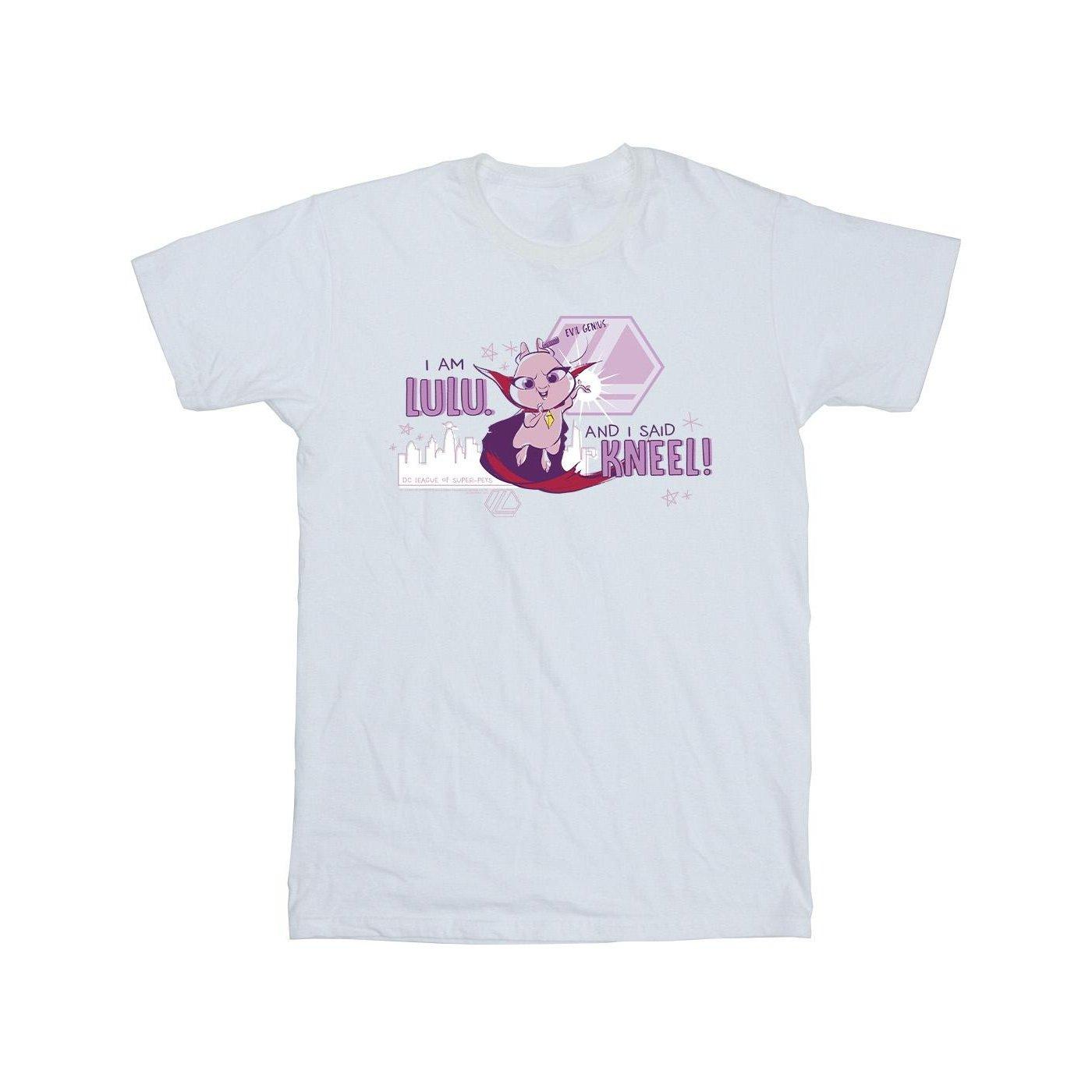 Image of Dc League Of Superpets Lulu Evil Genius Tshirt Jungen Weiss 104