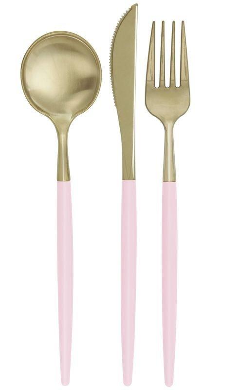 Image of Pink & Gold Besteckteile Unisex